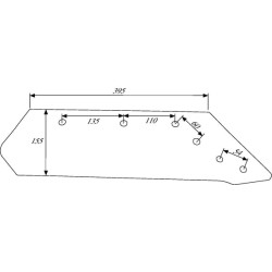 14 colių dešinysis noragas Kuhn 622134