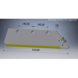 Šlifuotas karbido kairysis strypas 010650CN