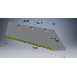 Dalis RH kietmetalio 925131161CN