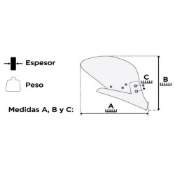 8 mm dalmuo, skirtas „Solano 4AOFJA0029N“
