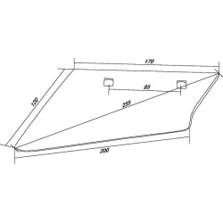 Dešinės pusės nugruntavimo antgalis Naud 04032101DN
