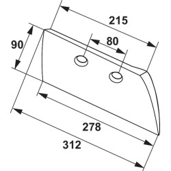 Universalus nugruntavimo noragėlis RH G&B 19126N