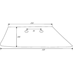 Nugriebimo taškas tinka Kverneland KK066868N