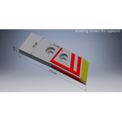 Kalafioro kaltelis, kietmetalio, dešinysis kraštas, tinka Rabe 27510901SHCN