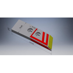 Kalafiorinis kietmetalio kairysis noragėlis, tinkantis Rabe 27510902SHCN