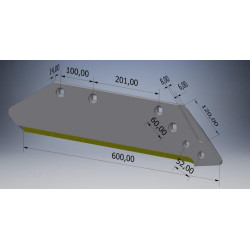 Dalis RH kietmetalio 622142CN