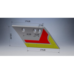 Šlifavimo antgalis iš kietojo metalo RH 631106CN