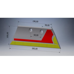 Šlifavimo antgalis iš kietojo metalo RH SDG-18B 27150501CN