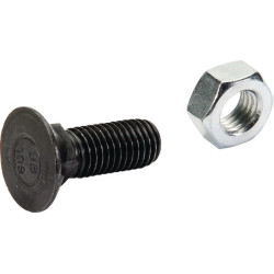 Plūgo varžtas ir veržlė M14x40, apvalus, įleidžiamas, kvadratinis kaklelis 1440VK