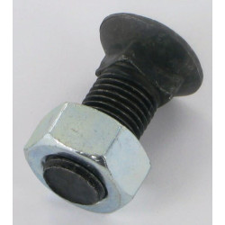 Plūgo varžtas ir veržlė 14x1,5x36, apvalus, įleidžiamas kvadratinis kaklelis 141536VK