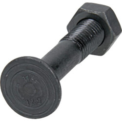 Plūgo varžtas ir veržlė M14x80 12,9, apvalus, įleidžiamas kvadratinis kaklelis 1480129VK