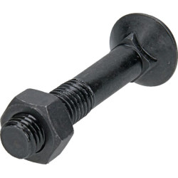 Plūgo varžtas ir veržlė M14x80 12,9, apvalus, įleidžiamas kvadratinis kaklelis 1480129VK