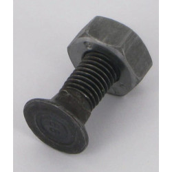 Plūgo varžtas ir veržlė M9x30, apvalus, įleidžiamas kvadratinis kaklelis 930VK