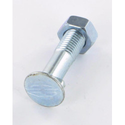 Plūgo varžtas + veržlė, 11x50, 2 grioveliai VI1205