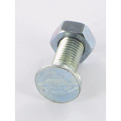 Plūgo varžtas ir veržlė M11x35 10.9, 2 plunksnos 1135CO