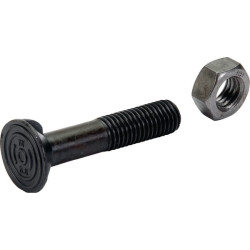 Plūgo varžtas ir veržlė M14x70, 2 antgaliai, Din11014, 8.8 klasė, 14702N