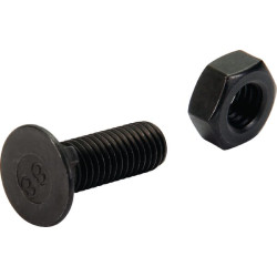 Plūgo varžtas ir veržlė M10x30, 1 antgalis DIN604 8.8 10301N