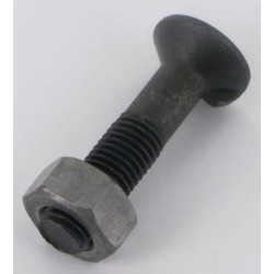Plūgo varžtas ir veržlė M11x50, 1 antgalis DIN604 8.8 klasė 11501N