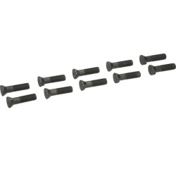 Plūgo varžtas ir veržlė M20x80, 1 antgalis DIN604 8.8 klasė 20801N