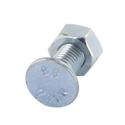 Plūgo varžtas ir veržlė, 1 galvutės, M10x30, Naud 051805