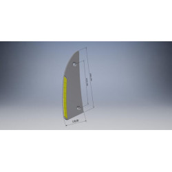 Kairysis kietmetalio spyruoklinis antgalis 619039CN