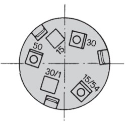 Case - IH JX1070N Maxxima 14184100 Uždegimo jungiklis 0-1-2, Cobo