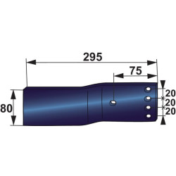 Verstuvės prailginimas RH G&B 172312