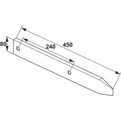 Plokštelė, kairė/dešinė G&B 172338