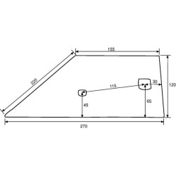 Landside Padas 2-P. RH Överum 41658060209