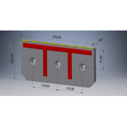 Žemosios pusės kietmetalio RH/LH 031191CN
