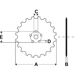 18 colių diskas „Accord AC353951“