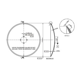 Akėčių diskas, paprastas 460 HD4603112