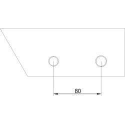 40/45 tipo pėdų plokštė 990315