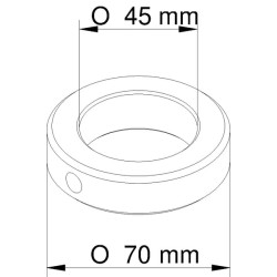Apykaklė 70x45mm Evers 992021