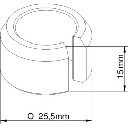 Rankenos įvorė 25,5x17x15 Evers 990191