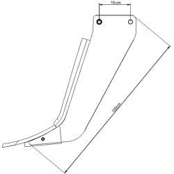 Virbalai be KG70 kultivatoriaus. 990579 kaltelis