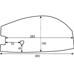 Guiding Plate RH Brumby 990062