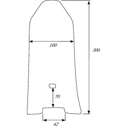 Brumby guide plate 990061