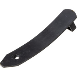 Guide plate straight with bracket for 30mm leg, 80x8x425mm 664424N