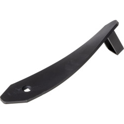 Guide plate RH with retaining bracket for 30mm leg, 80x8x425mm 664426N