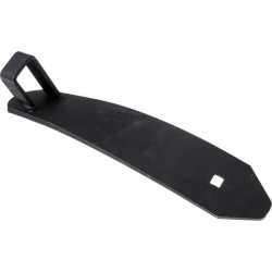 Guide plate LH with retaining bracket for 30mm leg, 80x8x425mm 664428N