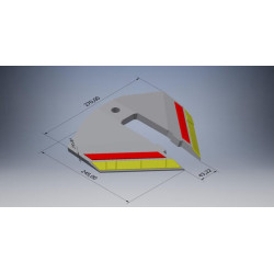 Subsoiler wing share carbide P10392CN