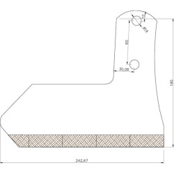 Wing share carbide LH H2218180CN