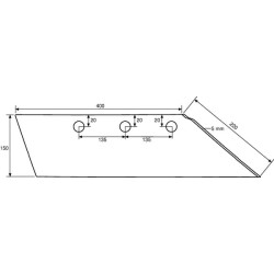 Share Wing SB56D right hand 558x150x11 3352134