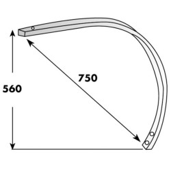 55x25 mono kalto formos spyruokliniai dantys CP408090