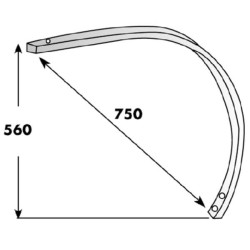 Dvigubos spyruoklinės „Chisel Mono“ virbalai CP486630