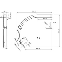 55x25 dvigubo kalto spyruokliniai dantys CP408091