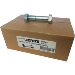 Nukerpamas varžtas su veržle (25 vnt.) M14x67 10.9 TIPAS 40/45 990119Q25