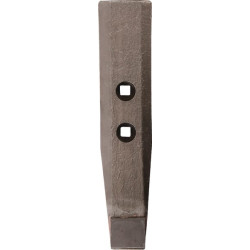 Kultivatoriaus kaltelis 260x55x30 mm, dešininis, grūdintas, plokščias, 2 skylių, tinka Köckerling 915772KR