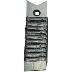 Kultivatoriaus kaltelis 265x80mm, grūdintas, plokščias, 1 skylė, tinka Farmet 3002317CN